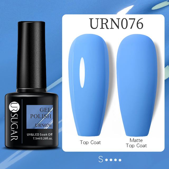 UR SUGAR 7.5ml Luminous Thermal Gel Nail Polish 2 In 1 Color Changing Glow in Dark Soak Off Manicuring UV Gel Nail Art Varnish