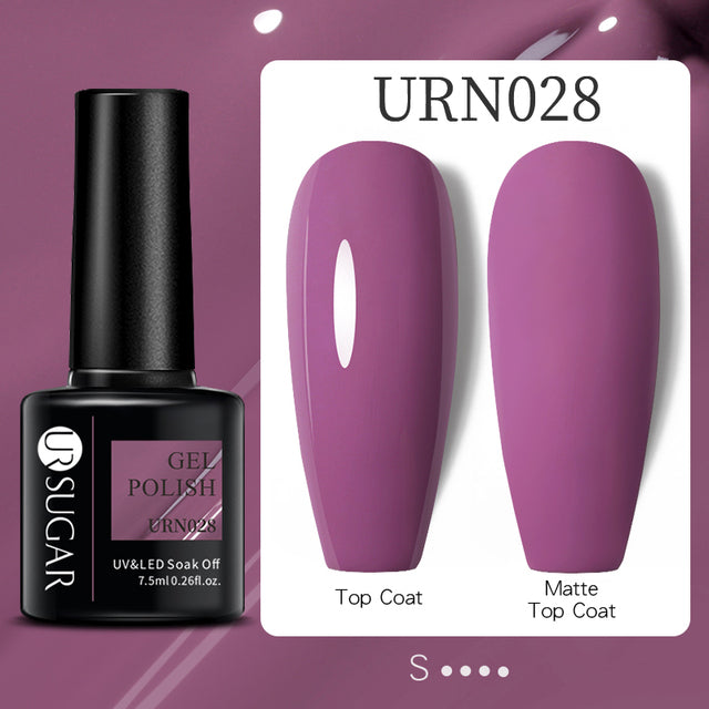 UR SUGAR 7.5ml Luminous Thermal Gel Nail Polish 2 In 1 Color Changing Glow in Dark Soak Off Manicuring UV Gel Nail Art Varnish