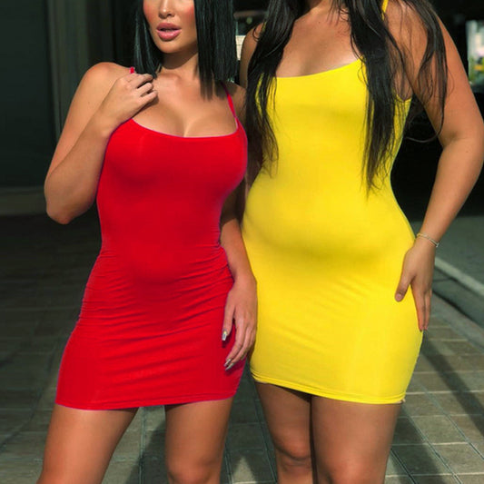 Mini Dress  Club Night Beach Backless Dress Summer One-Piece