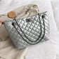 Luxury Brand Diamond Lattice Chain Tote Bags for Women Classic Handbags PU Leather Sac A Main Fashion Shoulder Bag Large Capcity