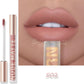 Nude Creamy Semi Matte Lipgloss Waterproof Long Lasting Moist Lip Gloss Plumper Liquid Lipstick Lips Tattoo Makeup rouge a levre