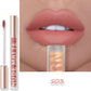 Nude Creamy Semi Matte Lipgloss Waterproof Long Lasting Moist Lip Gloss Plumper Liquid Lipstick Lips Tattoo Makeup rouge a levre