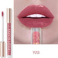 Nude Creamy Semi Matte Lipgloss Waterproof Long Lasting Moist Lip Gloss Plumper Liquid Lipstick Lips Tattoo Makeup rouge a levre