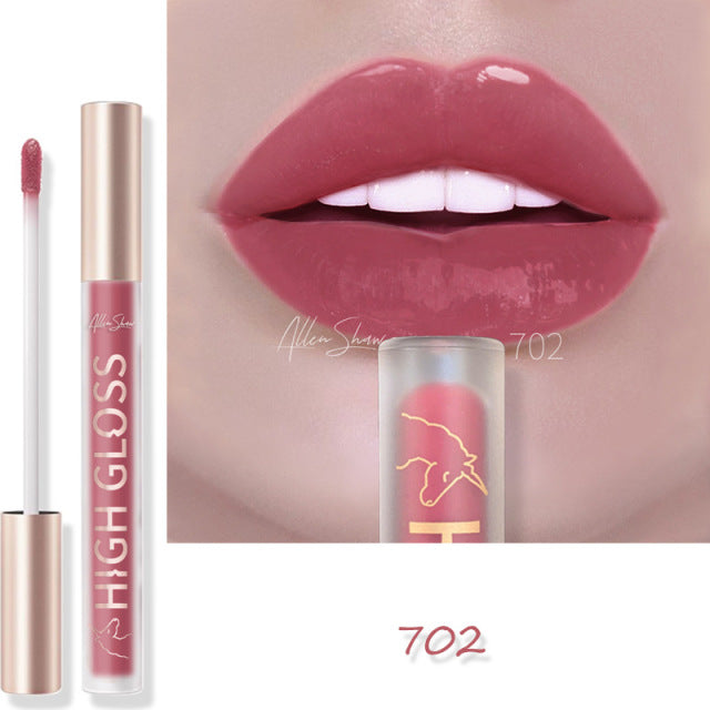 Nude Creamy Semi Matte Lipgloss Waterproof Long Lasting Moist Lip Gloss Plumper Liquid Lipstick Lips Tattoo Makeup rouge a levre