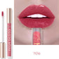 Nude Creamy Semi Matte Lipgloss Waterproof Long Lasting Moist Lip Gloss Plumper Liquid Lipstick Lips Tattoo Makeup rouge a levre