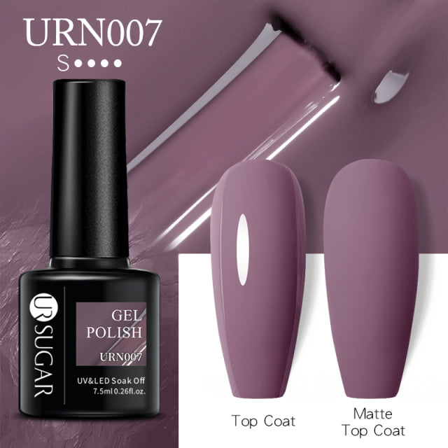UR SUGAR 7.5ml Reflective Glitter Gel Nail Polish Winter Color Sparkling Sequins Soak Off UV LED Varnish Nail Art Decoration