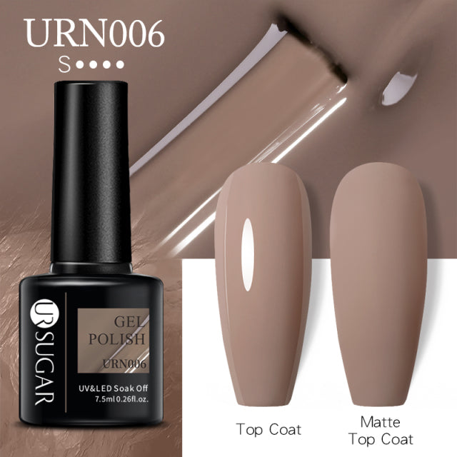 UR SUGAR 7.5ml Reflective Glitter Gel Nail Polish Winter Color Sparkling Sequins Soak Off UV LED Varnish Nail Art Decoration