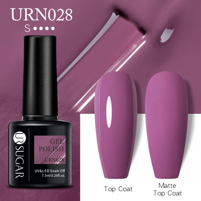 UR SUGAR 7.5ml Reflective Glitter Gel Nail Polish Winter Color Sparkling Sequins Soak Off UV LED Varnish Nail Art Decoration