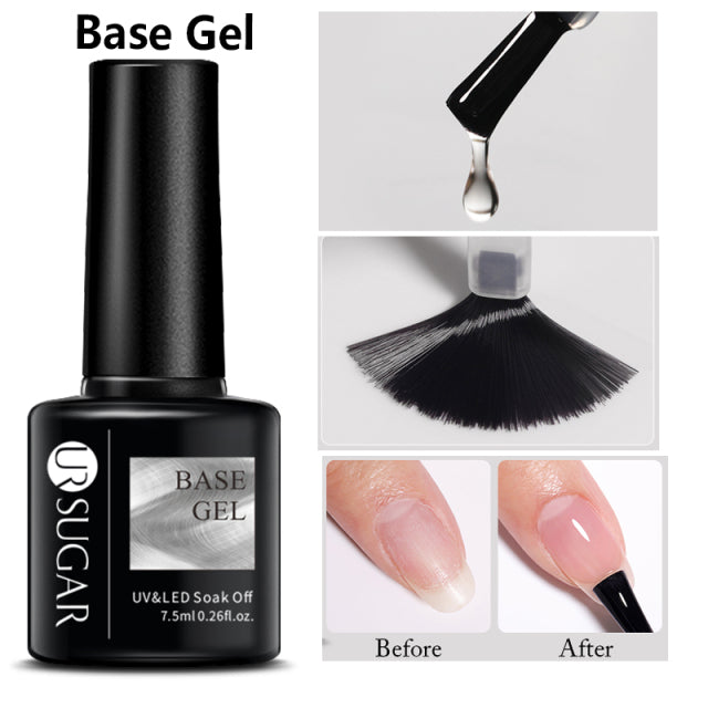 UR SUGAR 7.5ml Reflective Glitter Gel Nail Polish Winter Color Sparkling Sequins Soak Off UV LED Varnish Nail Art Decoration