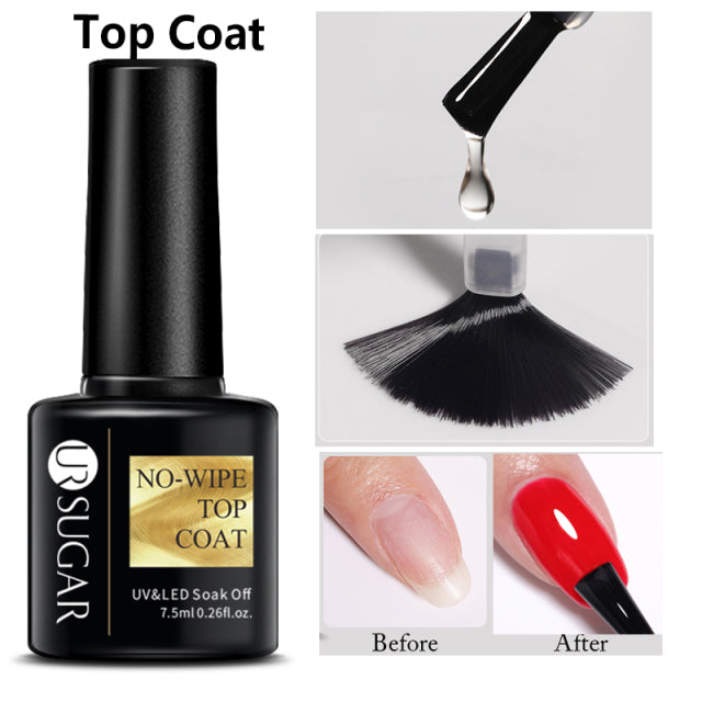 UR SUGAR 7.5ml Reflective Glitter Gel Nail Polish Winter Color Sparkling Sequins Soak Off UV LED Varnish Nail Art Decoration