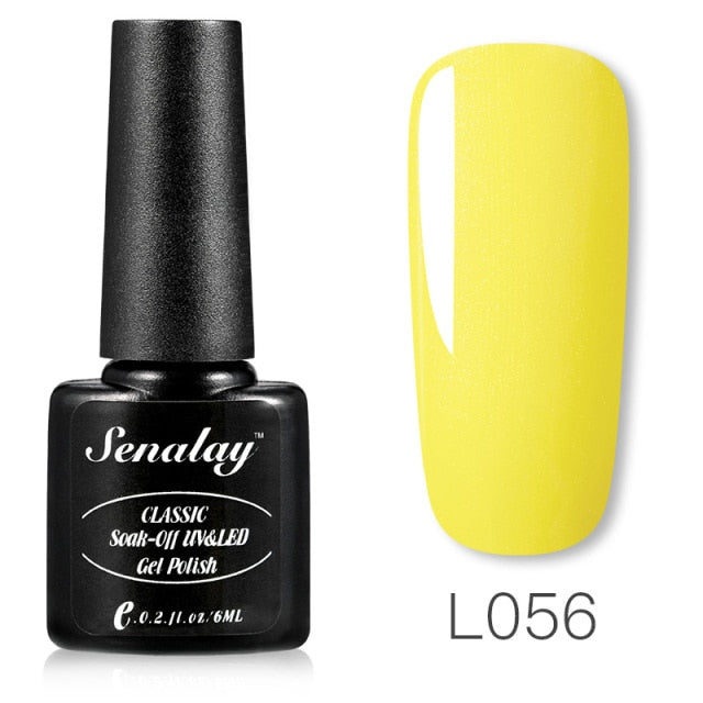 Senalay Nail Gel Polish Varnishes Hybrid All For Nail Art Design Manicure Semi Permanent Painting Decoration Base Top Coat