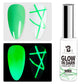 BOZLIN 12 Colors Glow In Dark Liner Art Gel 8ml Soak Off UV/LED Luminous Neon Color Gel Nail Polish Nail Art Tool Designs Liners