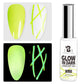 BOZLIN 12 Colors Glow In Dark Liner Art Gel 8ml Soak Off UV/LED Luminous Neon Color Gel Nail Polish Nail Art Tool Designs Liners