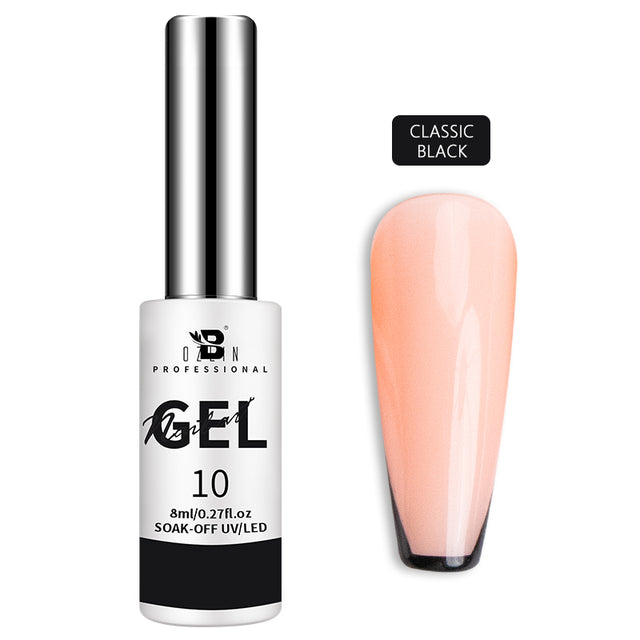 BOZLIN 12 Colors Glow In Dark Liner Art Gel 8ml Soak Off UV/LED Luminous Neon Color Gel Nail Polish Nail Art Tool Designs Liners