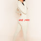 Streetwear White Knitted Sexy Bodycon Lucky Label Jumpsuit Women Overall 2022 Long Sleeve Skinny Rompers Womens Jumpsuit Female