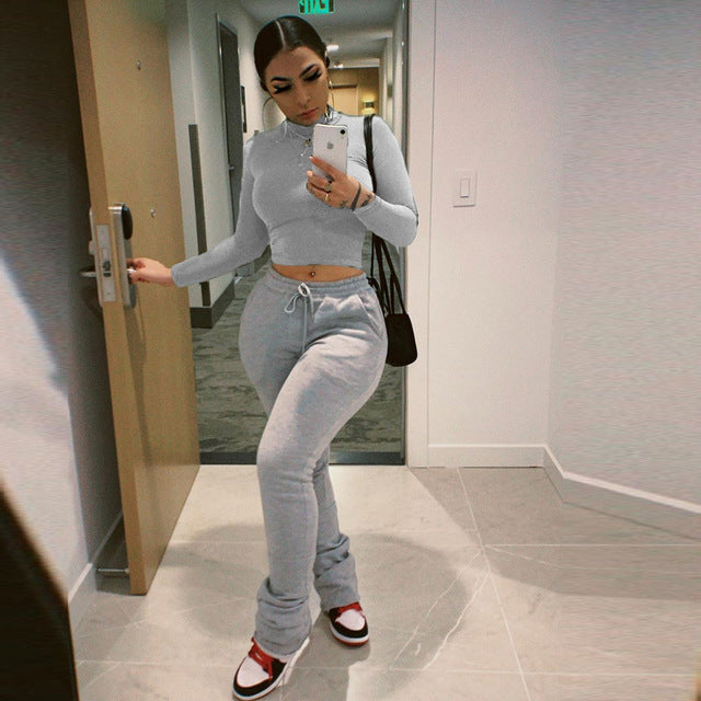 Women Jogger Sets Matching Sweat Suits for Women Blank Jogging Suits Wholesale Tracksuits