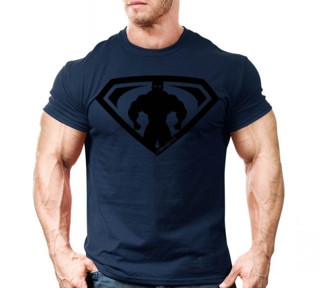 2021 Summer New Men&#39;s Fitness Short Sleeve 3d T-shirt Sports Outdoor Cartoon Hero Oversized Custom Fitted Hip Hop Tops 110-6xl