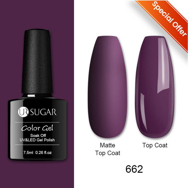 UR SUGAR 7.5ml Luminous Nail Gel Polish Reflective Glitter Glow Light In Dark Fashy UV LED Gel Soak Off Gel Varnish Nail Art DIY