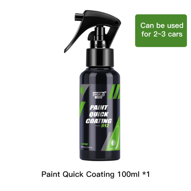 Ceramic Coating More Shine Fortify Quick Coat Hydrophobic Polish Waterless Car Wash Wax and Long Lasting Protection S12 HGKJ