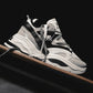 Men&#39;s Vulcanized Shoes 2021 New Men Chunky Sneakers Lace-up Platform Men Sneakers Stylish Breathable Adult Male Tenis Footwear