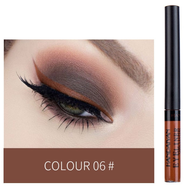 Colorful Eyeliner Pen Eyes Makeup White Pink Waterproof Liquid Color Eye Liner Pencil Make Up Cosmetics Yellow Matte Purple Pen