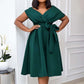 High Quality Women Dress Bow Elegant Wedding Party Dresses For Women 2022 Summer Plus Size Women Clothing S-XXXL Femme Vestidos