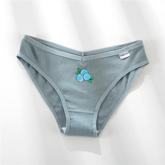 New Women&#39;s Cotton Briefs Female Underpants Sexy V Waist Women&#39;s Panties Cotton Plus Size Pantys Lingerie M-4XL