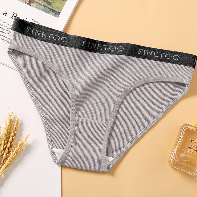 New Women&#39;s Cotton Briefs Female Underpants Sexy V Waist Women&#39;s Panties Cotton Plus Size Pantys Lingerie M-4XL