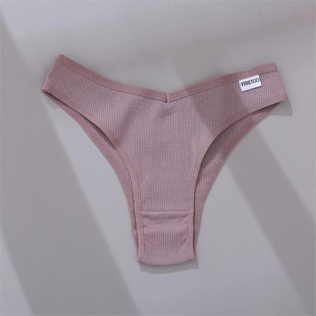 New Women&#39;s Cotton Briefs Female Underpants Sexy V Waist Women&#39;s Panties Cotton Plus Size Pantys Lingerie M-4XL