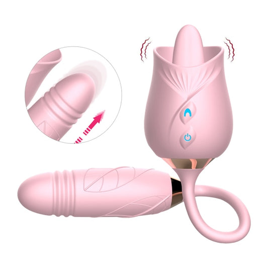 Rose Sucking Vibrator 10 Modes Vibrating Clit Sucker Nipple Blowjob Clitoris Stimulation Female Masturbation Sex Toys for Women