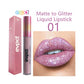15 Colors Sexy Shimmer Diamond Glitter Lip Gloss Matte Liquid Lipstick Long Lasting Waterproof  Pearl Velvet Lipgloss Lip Makeup