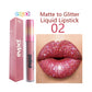15 Colors Sexy Shimmer Diamond Glitter Lip Gloss Matte Liquid Lipstick Long Lasting Waterproof  Pearl Velvet Lipgloss Lip Makeup