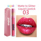 15 Colors Sexy Shimmer Diamond Glitter Lip Gloss Matte Liquid Lipstick Long Lasting Waterproof  Pearl Velvet Lipgloss Lip Makeup