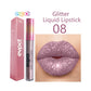15 Colors Sexy Shimmer Diamond Glitter Lip Gloss Matte Liquid Lipstick Long Lasting Waterproof  Pearl Velvet Lipgloss Lip Makeup