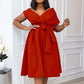 High Quality Women Dress Bow Elegant Wedding Party Dresses For Women 2022 Summer Plus Size Women Clothing S-XXXL Femme Vestidos