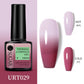 UR SUGAR Thermal Ultra-thin Glitter 3 Colors Soak Off UV Gel Color-chaging Snowflake Temperature Color Change Gel Nail Art Gel
