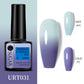 UR SUGAR Thermal Ultra-thin Glitter 3 Colors Soak Off UV Gel Color-chaging Snowflake Temperature Color Change Gel Nail Art Gel