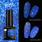 UR SUGAR Thermal Ultra-thin Glitter 3 Colors Soak Off UV Gel Color-chaging Snowflake Temperature Color Change Gel Nail Art Gel