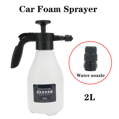 2L Foam Spray Watering Can Acid and Alkali Resistant Snow Foam Lance for Car Wash Foam Gun Foam Generator Car Wash Supplies