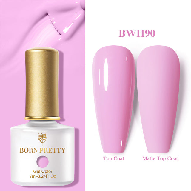 BORN PRETTY Glow-In-Dark Macaron Gel Nail Polish Summer Ice Cream Colors Luminous Nail Gel Soak Off UV LED Gel All for Manicure