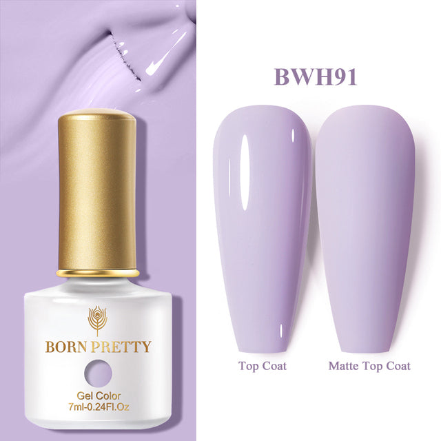 BORN PRETTY Glow-In-Dark Macaron Gel Nail Polish Summer Ice Cream Colors Luminous Nail Gel Soak Off UV LED Gel All for Manicure