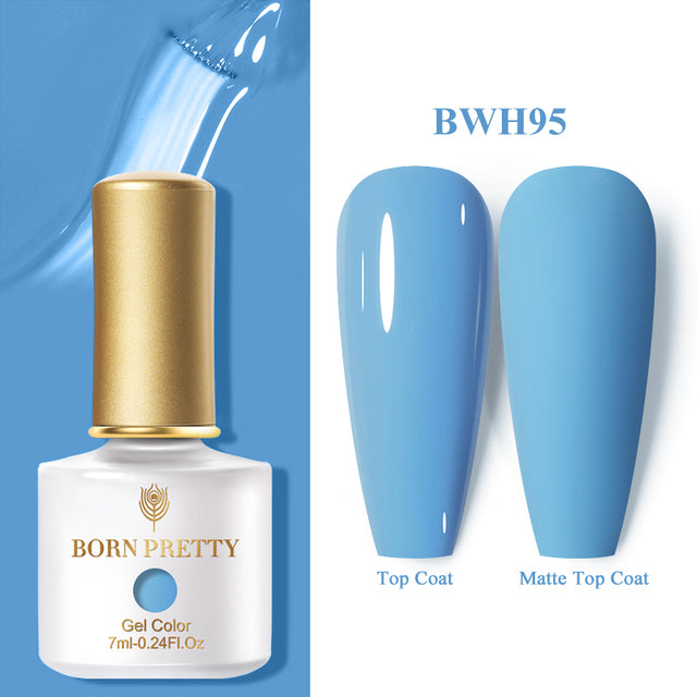 BORN PRETTY Glow-In-Dark Macaron Gel Nail Polish Summer Ice Cream Colors Luminous Nail Gel Soak Off UV LED Gel All for Manicure