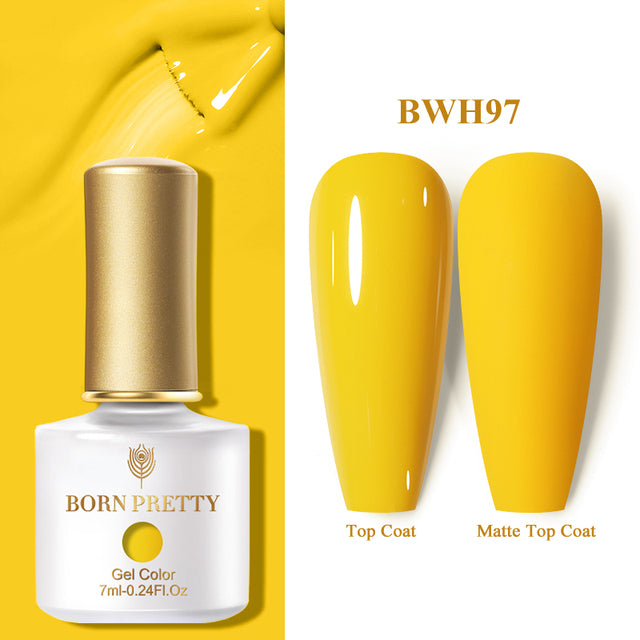 BORN PRETTY Glow-In-Dark Macaron Gel Nail Polish Summer Ice Cream Colors Luminous Nail Gel Soak Off UV LED Gel All for Manicure