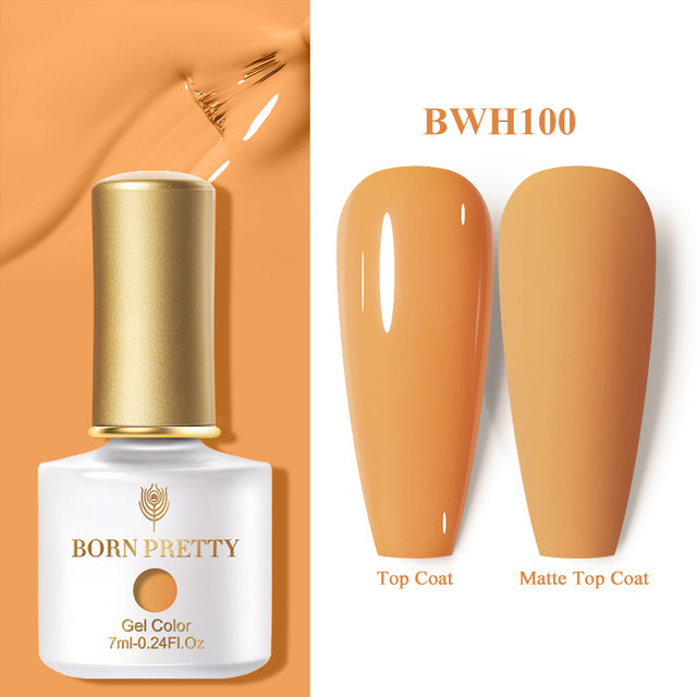 BORN PRETTY Glow-In-Dark Macaron Gel Nail Polish Summer Ice Cream Colors Luminous Nail Gel Soak Off UV LED Gel All for Manicure