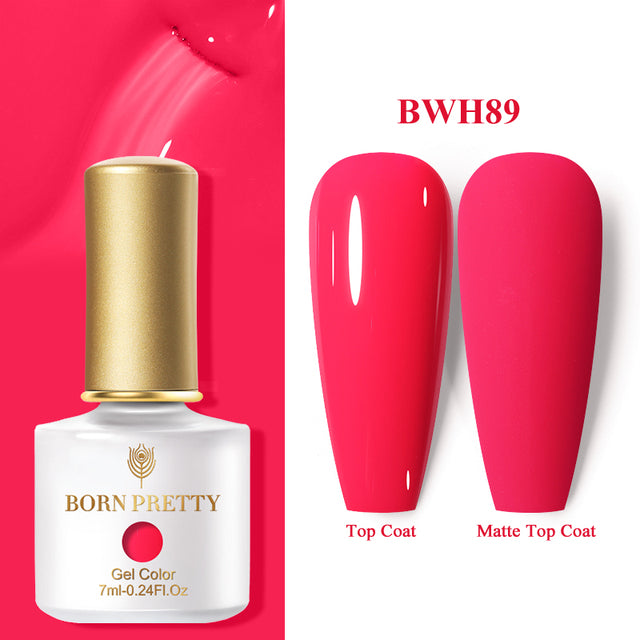 BORN PRETTY Glow-In-Dark Macaron Gel Nail Polish Summer Ice Cream Colors Luminous Nail Gel Soak Off UV LED Gel All for Manicure