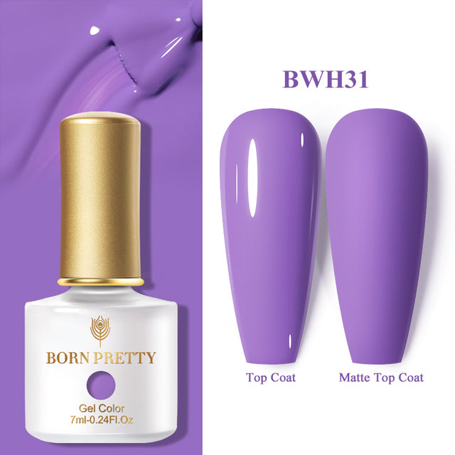 BORN PRETTY Glow-In-Dark Macaron Gel Nail Polish Summer Ice Cream Colors Luminous Nail Gel Soak Off UV LED Gel All for Manicure