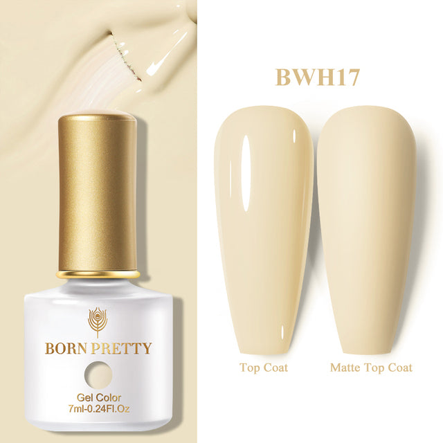 BORN PRETTY Glow-In-Dark Macaron Gel Nail Polish Summer Ice Cream Colors Luminous Nail Gel Soak Off UV LED Gel All for Manicure