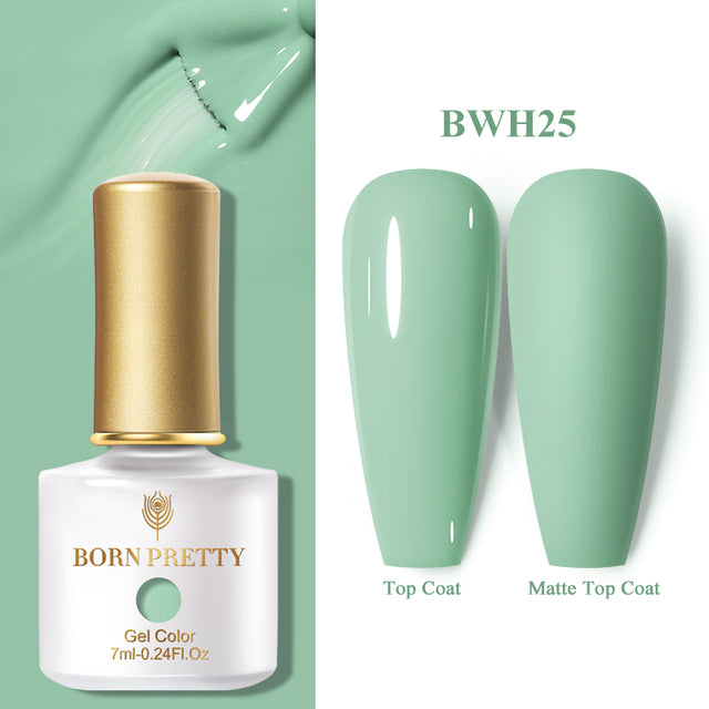 BORN PRETTY Glow-In-Dark Macaron Gel Nail Polish Summer Ice Cream Colors Luminous Nail Gel Soak Off UV LED Gel All for Manicure