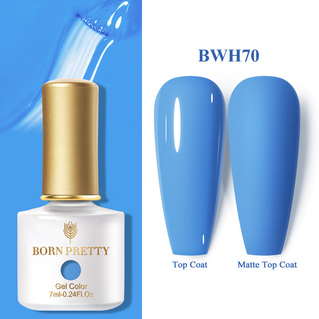 BORN PRETTY Glow-In-Dark Macaron Gel Nail Polish Summer Ice Cream Colors Luminous Nail Gel Soak Off UV LED Gel All for Manicure