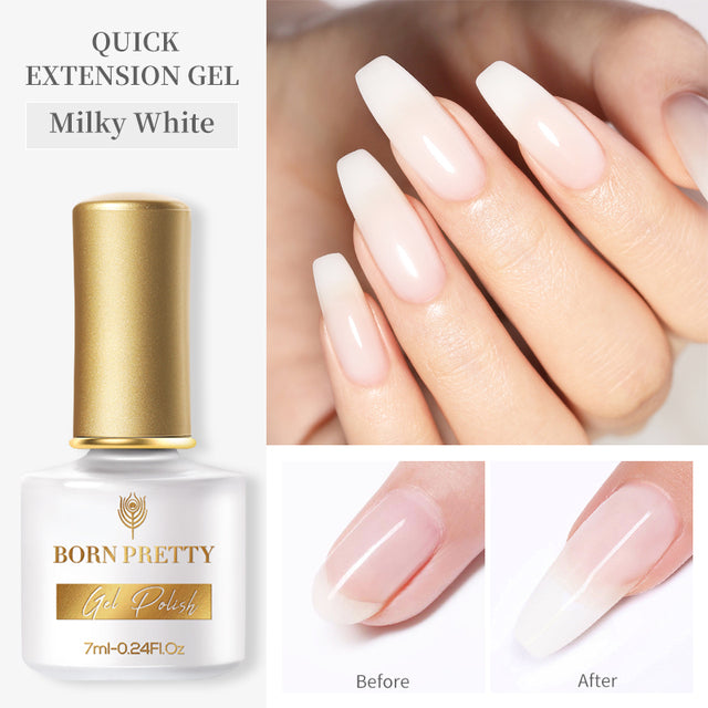 BORN PRETTY Glow-In-Dark Macaron Gel Nail Polish Summer Ice Cream Colors Luminous Nail Gel Soak Off UV LED Gel All for Manicure